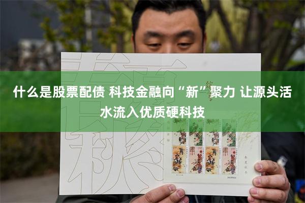 什么是股票配债 科技金融向“新”聚力 让源头活水流入优质硬科技