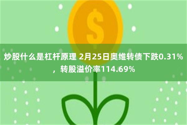 炒股什么是杠杆原理 2月25日奥维转债下跌0.31%，转股溢价率114.69%