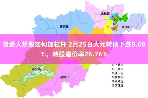 普通人炒股如何加杠杆 2月25日大元转债下跌0.68%，转股溢价率26.76%