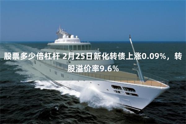 股票多少倍杠杆 2月25日新化转债上涨0.09%，转股溢价率9.6%