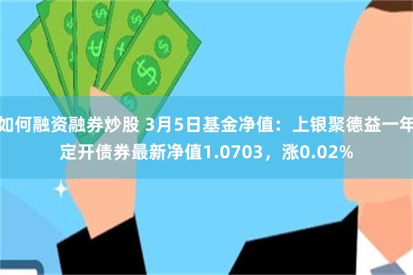 如何融资融券炒股 3月5日基金净值：上银聚德益一年定开债券最新净值1.0703，涨0.02%