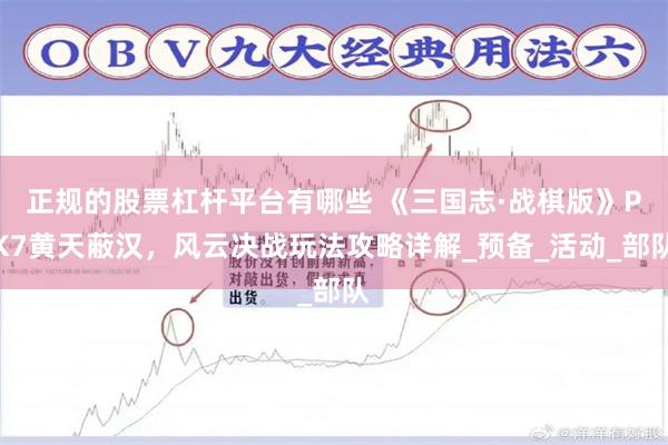 正规的股票杠杆平台有哪些 《三国志·战棋版》PK7黄天蔽汉，风云决战玩法攻略详解_预备_活动_部队