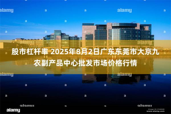 股市杠杆率 2025年8月2日广东东莞市大京九农副产品中心批发市场价格行情