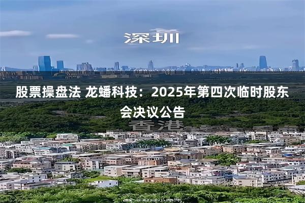 股票操盘法 龙蟠科技：2025年第四次临时股东会决议公告