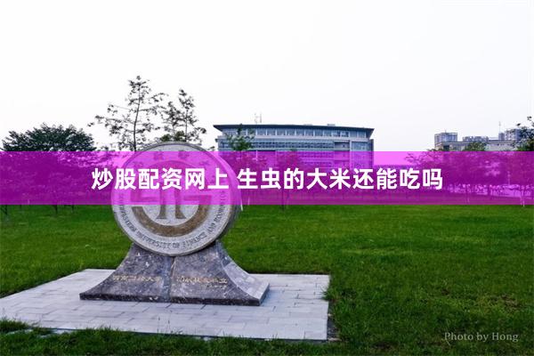 炒股配资网上 生虫的大米还能吃吗