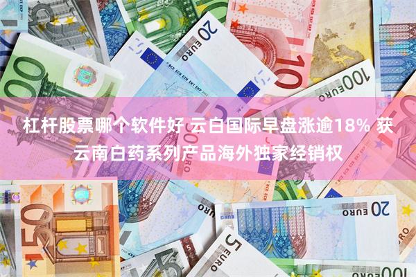 杠杆股票哪个软件好 云白国际早盘涨逾18% 获云南白药系列产品海外独家经销权