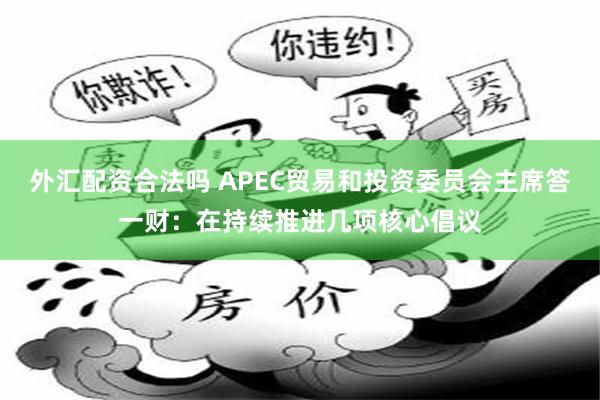 外汇配资合法吗 APEC贸易和投资委员会主席答一财：在持续推进几项核心倡议