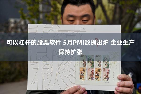 可以杠杆的股票软件 5月PMI数据出炉 企业生产保持扩张