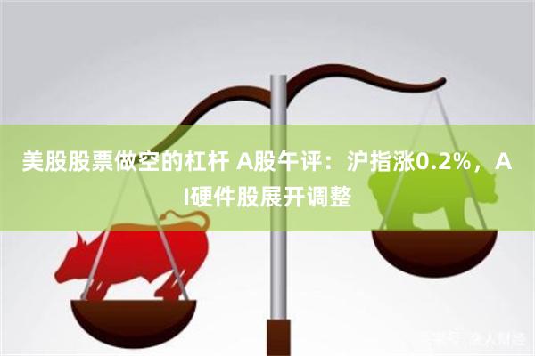 美股股票做空的杠杆 A股午评：沪指涨0.2%，AI硬件股展开调整