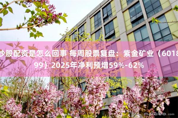 炒股配资是怎么回事 每周股票复盘：紫金矿业（601899）2025年净利预增59%-62%