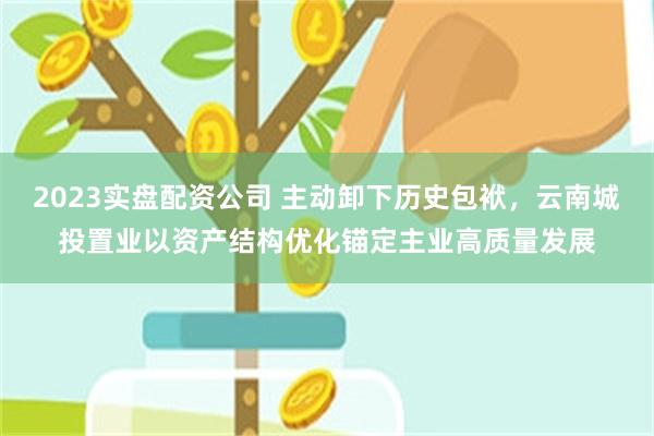 2023实盘配资公司 主动卸下历史包袱，云南城投置业以资产结构优化锚定主业高质量发展