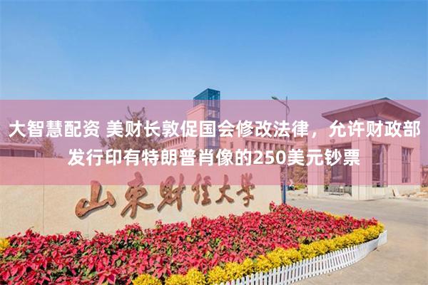 大智慧配资 美财长敦促国会修改法律，允许财政部发行印有特朗普肖像的250美元钞票