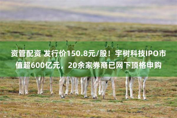 资管配资 发行价150.8元/股！宇树科技IPO市值超600亿元，20余家券商已网下顶格申购