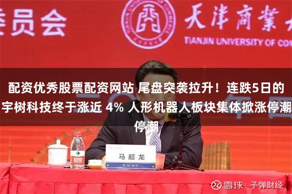 配资优秀股票配资网站 尾盘突袭拉升！连跌5日的宇树科技终于涨近 4% 人形机器人板块集体掀涨停潮