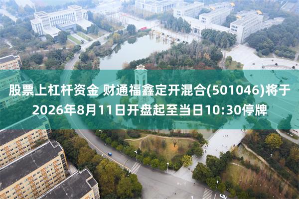 股票上杠杆资金 财通福鑫定开混合(501046)将于2026年8月11日开盘起至当日10:30停牌