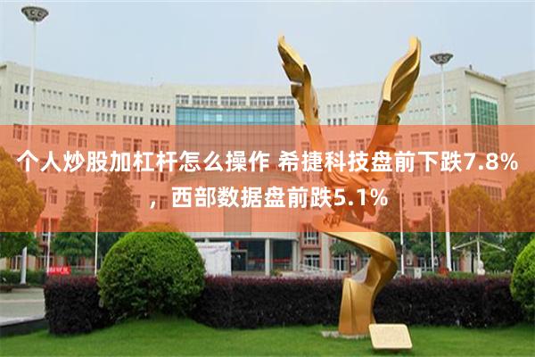 个人炒股加杠杆怎么操作 希捷科技盘前下跌7.8%，西部数据盘前跌5.1%