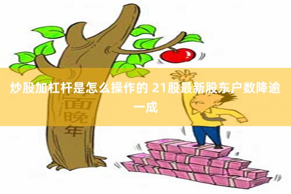 炒股加杠杆是怎么操作的 21股最新股东户数降逾一成